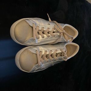 Skechers Gold and Silver Sneakers